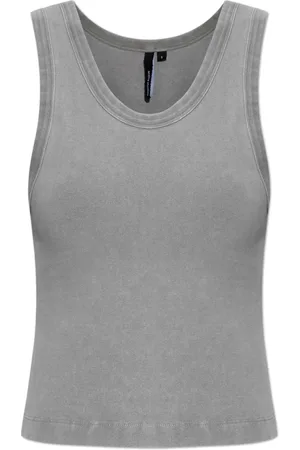 Entire Studios Tops, Dames, Grijs, XS, Katoen, Cropped Top
