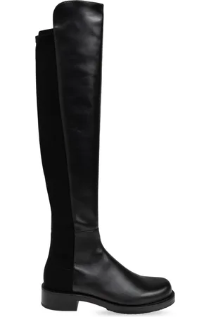 Stuart Weitzman Schoenen, Dames, Zwart, 40 EU, Leer, 5050 Over-the-Knee Laarzen