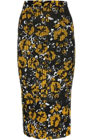 Lanvin Rokken, Dames, Veelkleurig, M, Katoen, Elegante Zijdenmix Rok