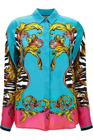 VERSACE Blouses & Shirts, Dames, Veelkleurig, S, Overhemden