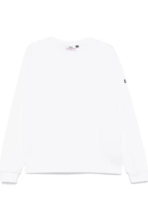 GCDS Sweatshirts & Hoodies, Heren, Wit, M, Witte Crewneck Sweater