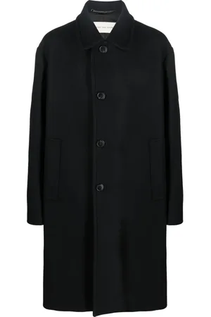 DRIES VAN NOTEN Mantels, Heren, Zwart, M, Wol, Redmore Jas
