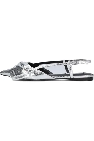 Steve Madden Schoenen, Dames, Grijs, 40 EU, Leer, Sprankelende Slingbacks