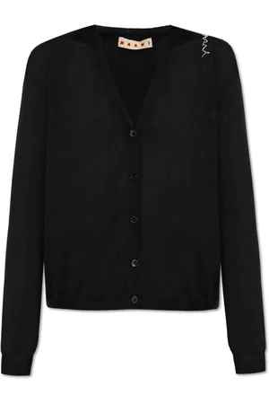 Marni Truien, Dames, Zwart, S, Wol, Wollen Cardigan