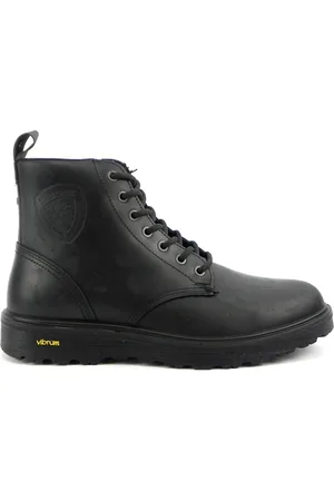 Blauer Schoenen, Heren, Zwart, 40 EU, Leer, Enkellaarsjes