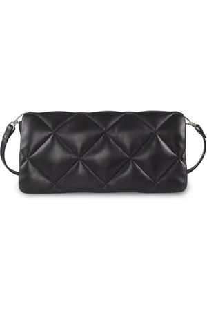 Stand Studio Tassen, Dames, Zwart, ONE Size, Leer, Hera Quilted Bag