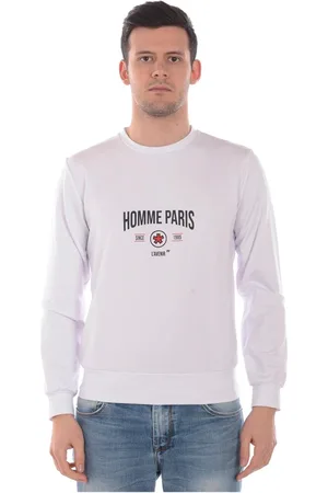 D.A. Daniele Alessandrini Sweatshirts & Hoodies, Heren, Wit, XL, Katoen, Hoodies