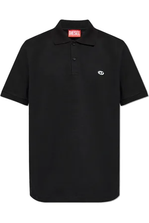 Diesel Tops, Heren, Zwart, XS, Katoen, Polo Shirt