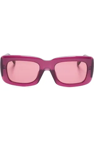 The Attico Accessoires, Dames, Roze, ONE Size, Nylon, Zonnebrillen