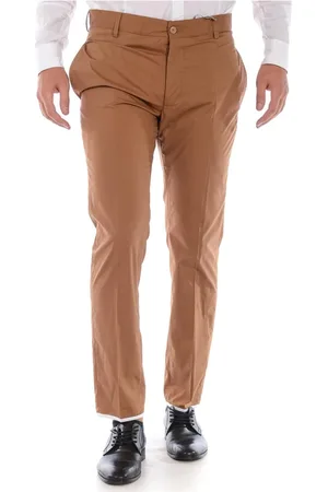 D.A. Daniele Alessandrini Broeken, Heren, Bruin, M, Katoen, Jeans