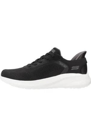 Skechers Schoenen, Heren, Zwart, 42 EU, Slip-ins: Bobs Sport Squad Chaos - Solid Step