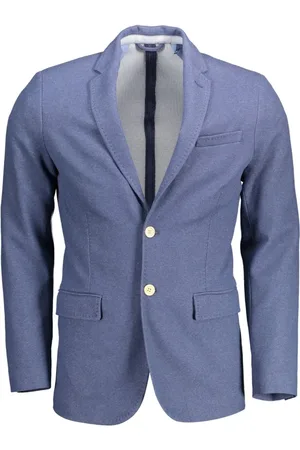 GANT Jassen, Heren, Blauw, S, Elee Jas - Stijlvol en Praktisch