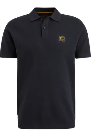 PME Legend™ Tops, Heren, Blauw, M, Stijlvolle Polo Shirt