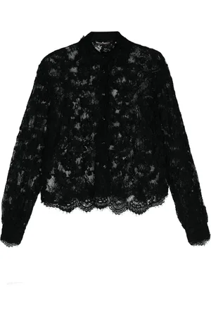 ERMANNO SCERVINO Blouses & Shirts, Dames, Zwart, L, Stijlvol Shirt met Uniek Design