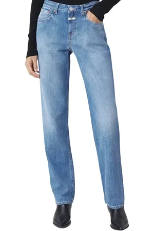 Closed Jeans, Dames, Blauw, W26, Katoen, Stijlvolle Comfortabele Rechte Jeans