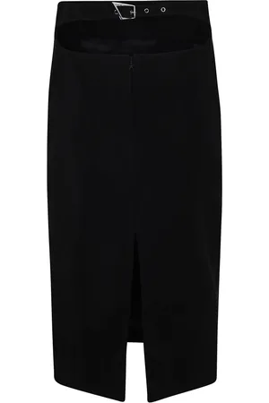 MUGLER Rokken, Dames, Zwart, XS, Midi Potlood Rok
