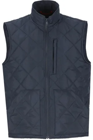 FAY Jassen, Heren, Blauw, L, Nylon, Gewatteerd Vest