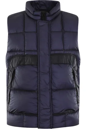 C.P. Company Jassen, Heren, Blauw, S, Polyester, Stijlvol Bovenkleding Vest