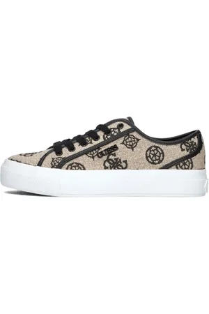 Guess Schoenen, Dames, , 38 EU, Jelexa Zwarte Sneakers voor Dames