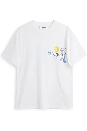Soulland Tops, Dames, Wit, Xl/2Xl, Katoen, Flora T-shirt
