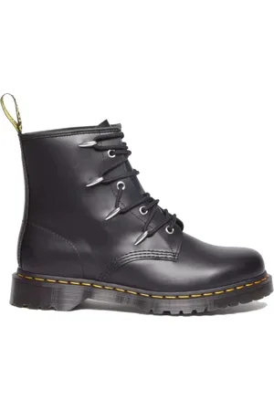 Dr. Martens Schoenen, Dames, Zwart, 38 EU, Leer, 1460 Alien Hardware Leren Veterlaarzen