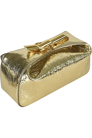 Lanvin Tassen, Dames, Geel, ONE Size, Leer, Stijlvolle Clutch