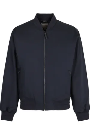 Calvin Klein Jassen, Heren, Blauw, M, Polyester, Technical Fabric Bomber Jacket Back Logo