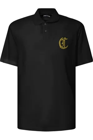 Roberto Cavalli Tops, Heren, Zwart, 2Xl, T-shirts en Polos Zwart