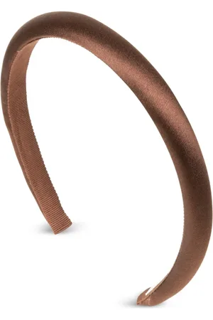 Jennifer Behr Accessoires, Dames, Bruin, ONE Size, Zijden Koffiebruin Haaraccessoire