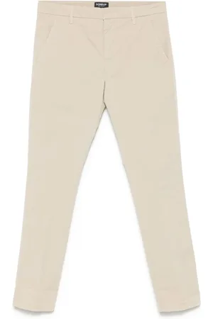 Dondup Broeken, Heren, , W33, Katoen, Broek met Sluiting aan de Voorkant