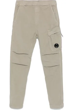 C.P. Company Broeken, Heren, , M, Katoen, Stretch Cargo Broek met Lens Detail