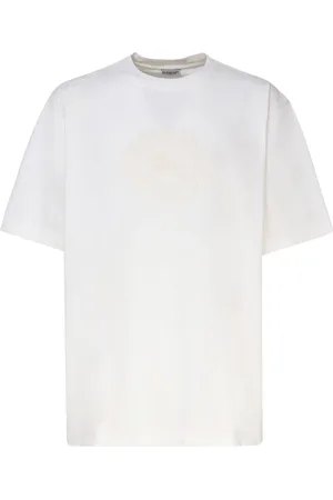 Burberry Tops, Heren, Wit, XL, Katoen, Jerseywear T-Shirt