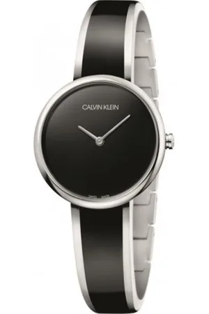 Calvin Klein Accessoires, Dames, Zwart, ONE Size, Seduce Quartz Horloge