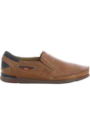 Fluchos Schoenen, Heren, Bruin, 44 EU, Cognac Mariner Herenschoenen