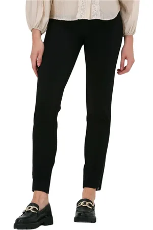 Co`Couture Broeken, Dames, Zwart, XS, Ulrica Zip Broek
