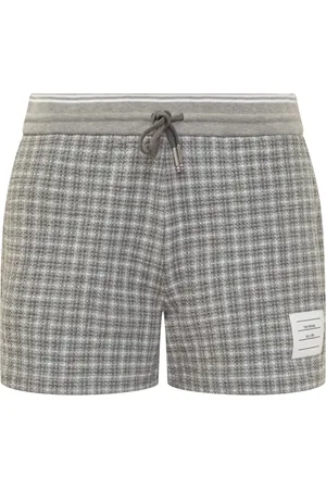 Thom Browne Korte broeken, Dames, Grijs, 2Xs, Katoen, Shorts