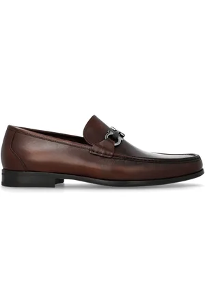 Salvatore Ferragamo Schoenen, Heren, Bruin, 39 EU, Leer, Grandioso 2 Loafers