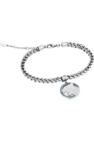 Roberto Cavalli Accessoires, Dames, Grijs, ONE Size, Panter Bedel Armband