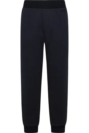 Ermenegildo Zegna Broeken, Heren, Blauw, M, Katoen, Blauwe broek met geribbelde taille, regular fit