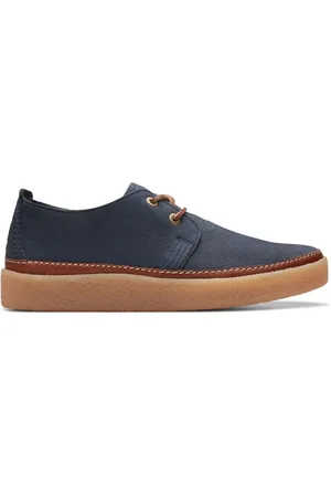 Clarks Schoenen, Heren, Blauw, 41 EU, Clarkwood Low Veterschoen