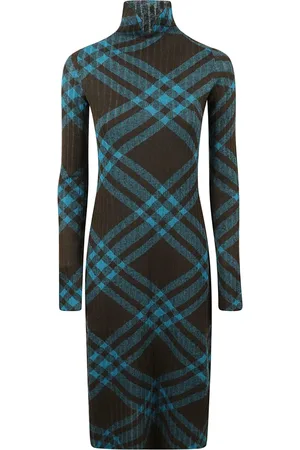 Burberry Kleedjes, Dames, Zwart, S, Wol, Gebreide Jurk