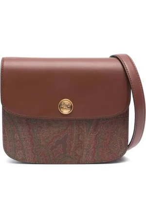 Etro Tassen, Dames, Bruin, ONE Size, Katoen, Crossbodytas