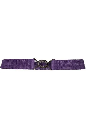 Co`Couture Accessoires, Dames, Paars, ONE Size, Nieuwe Bria Slim Riem