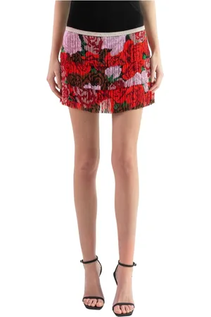 MAGDA BUTRYM Rokken, Dames, Rood, S, Katoen, Rode Mini Rok