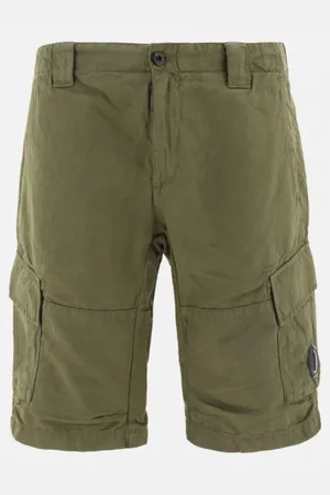 C.P. Company Korte broeken, Heren, Groen, XS, Katoen, Cargo Shorts