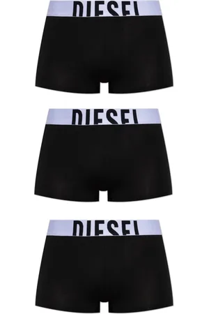 Diesel Ondergoed, Heren, Zwart, XS, Katoen, Driepak Boxer Briefs