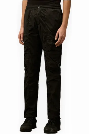 C.P. Company Broeken, Heren, Zwart, S, Cargo Lens Broek voor Mannen