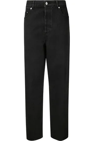 A.P.C. Jeans, Heren, Zwart, W29, Katoen, Wide Leg Medium Wash Jeans