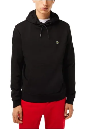Lacoste Sweatshirts & Hoodies, Heren, Zwart, XL, Katoen, Hooded Sweatshirt