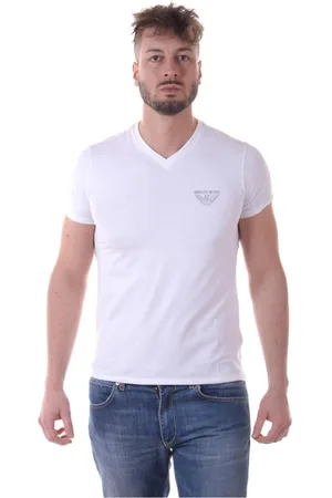 Emporio Armani Tops, Heren, Wit, 2Xl, Katoen, Sweatshirts